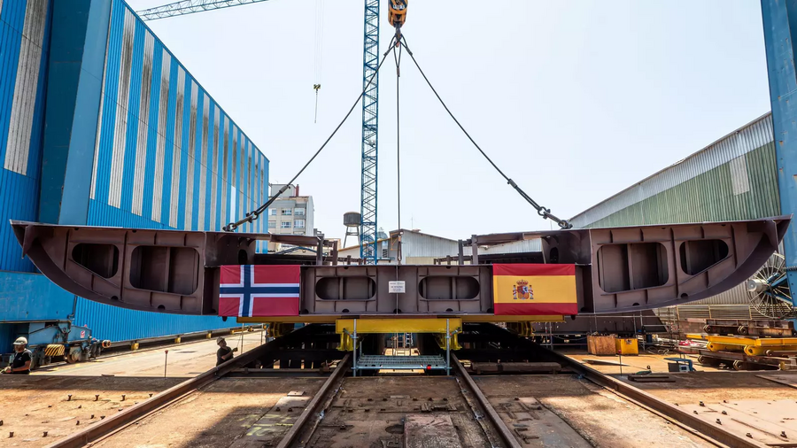 Freire Shipyard avanza en la construcción del “Tauriko”, el buque acuícola más grande del mundo